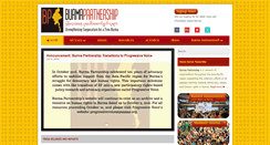 Desktop Screenshot of burmapartnership.org